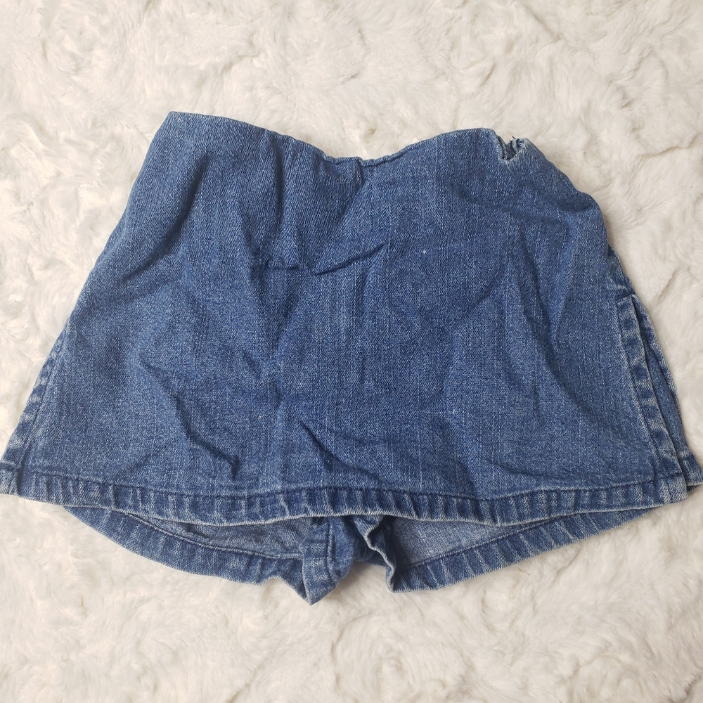 Old Navy Baby denim skirt with pants (skort) 18-24 months